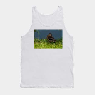 Duck in the grass Tank Top